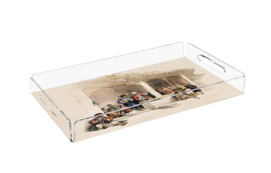 Ottoman People Pleksi Tepsi | Pufaloji