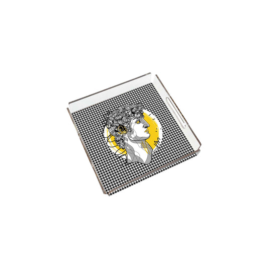 Modern Art Pleksi Tepsi | Pufaloji