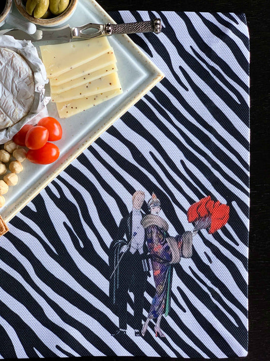 Best Couple Kumaş Amerikan Servis 4'lü Set | Pufaloji