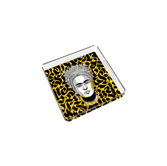 Frida Kahlo Pleksi Tepsi | Pufaloji