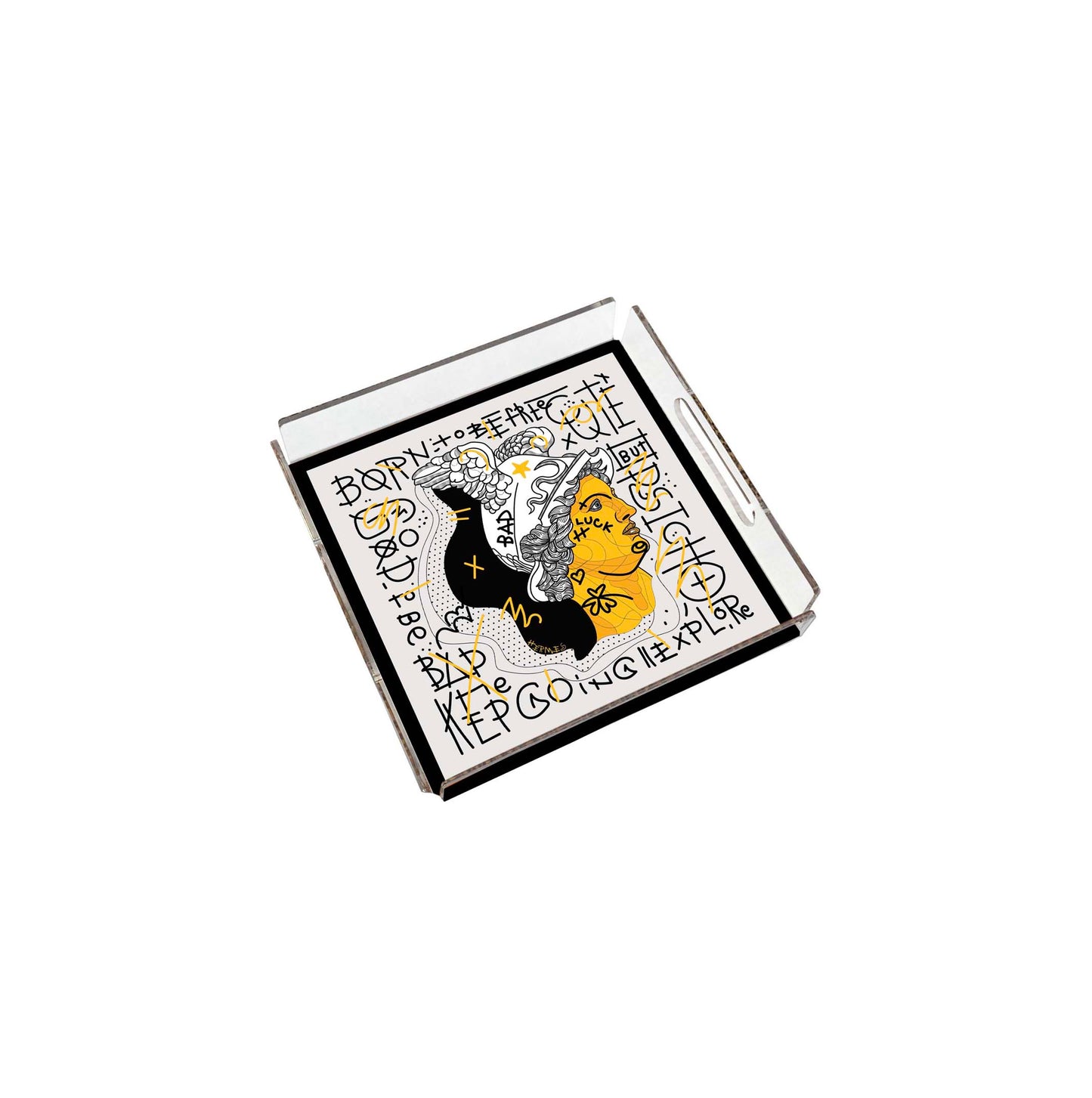 Modern Sanat Pleksi Tepsi PT134