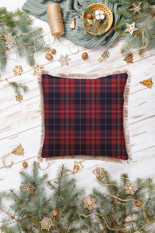 Kırmızı Kareli Yastık - KIRLENT K408