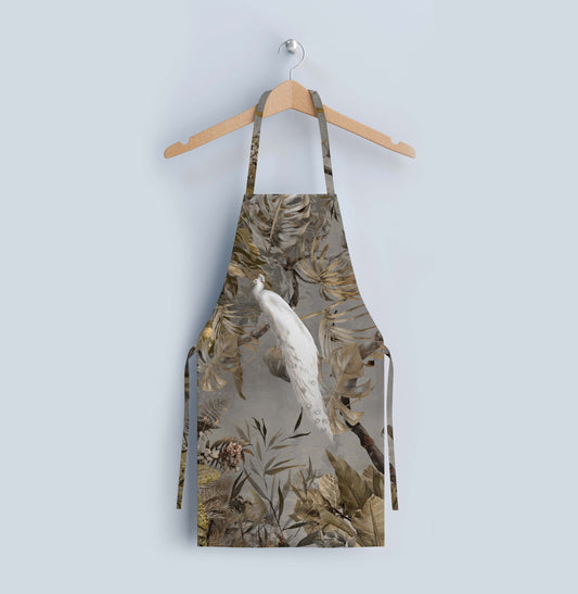 Tavuskuşu Tasarımlı Mutfak Önlüğü | Pufaloji