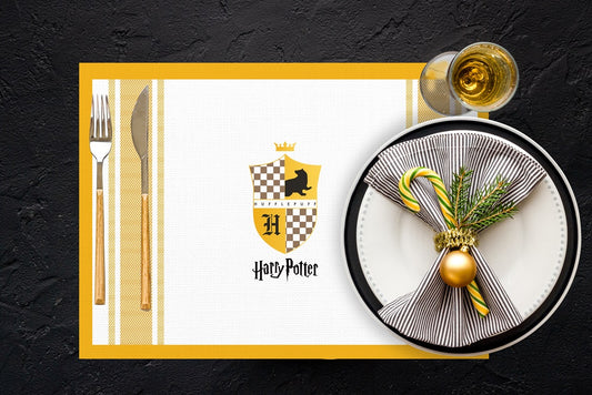 Hogwarts Houses Kumaş Amerikan Servis 4'lü Set 35X50CM | Pufaloji