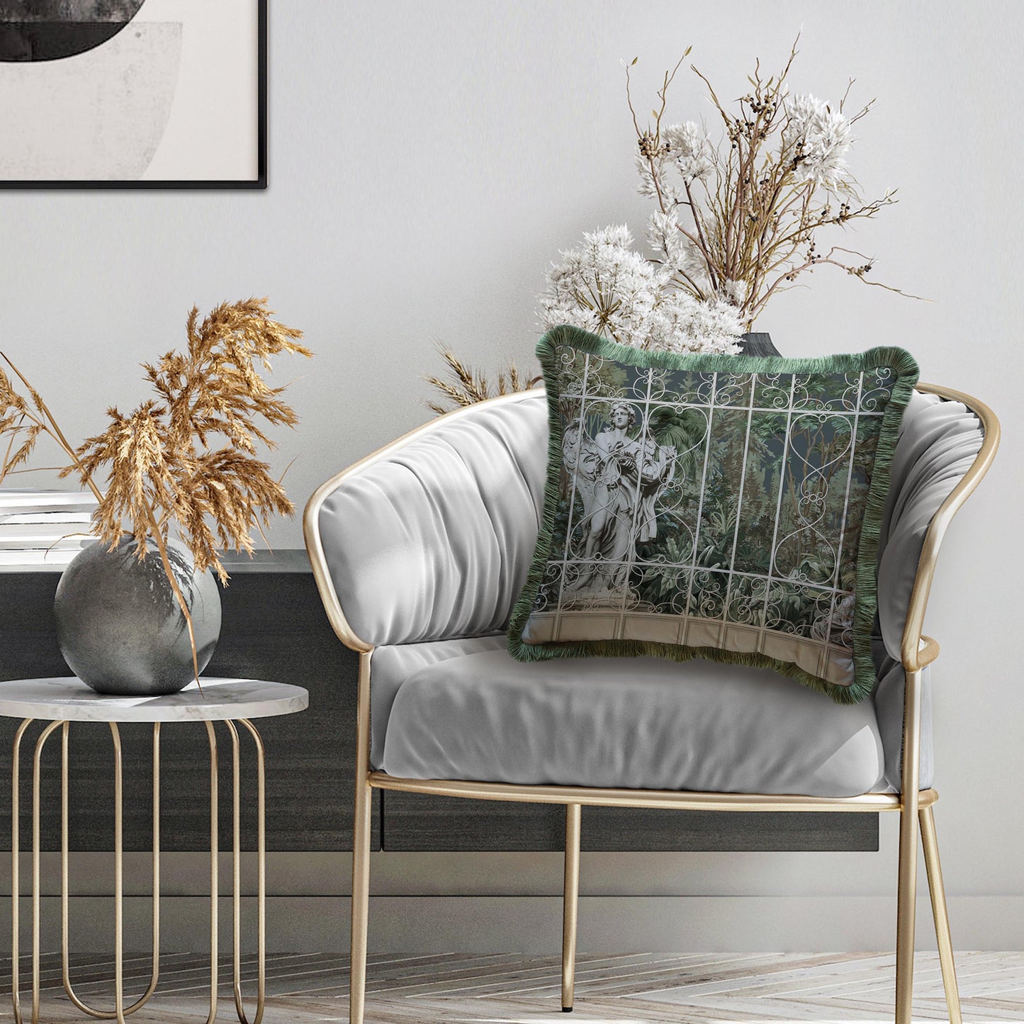 Modern Heykel Tasarımlı Yastık - KIRLENT K3012