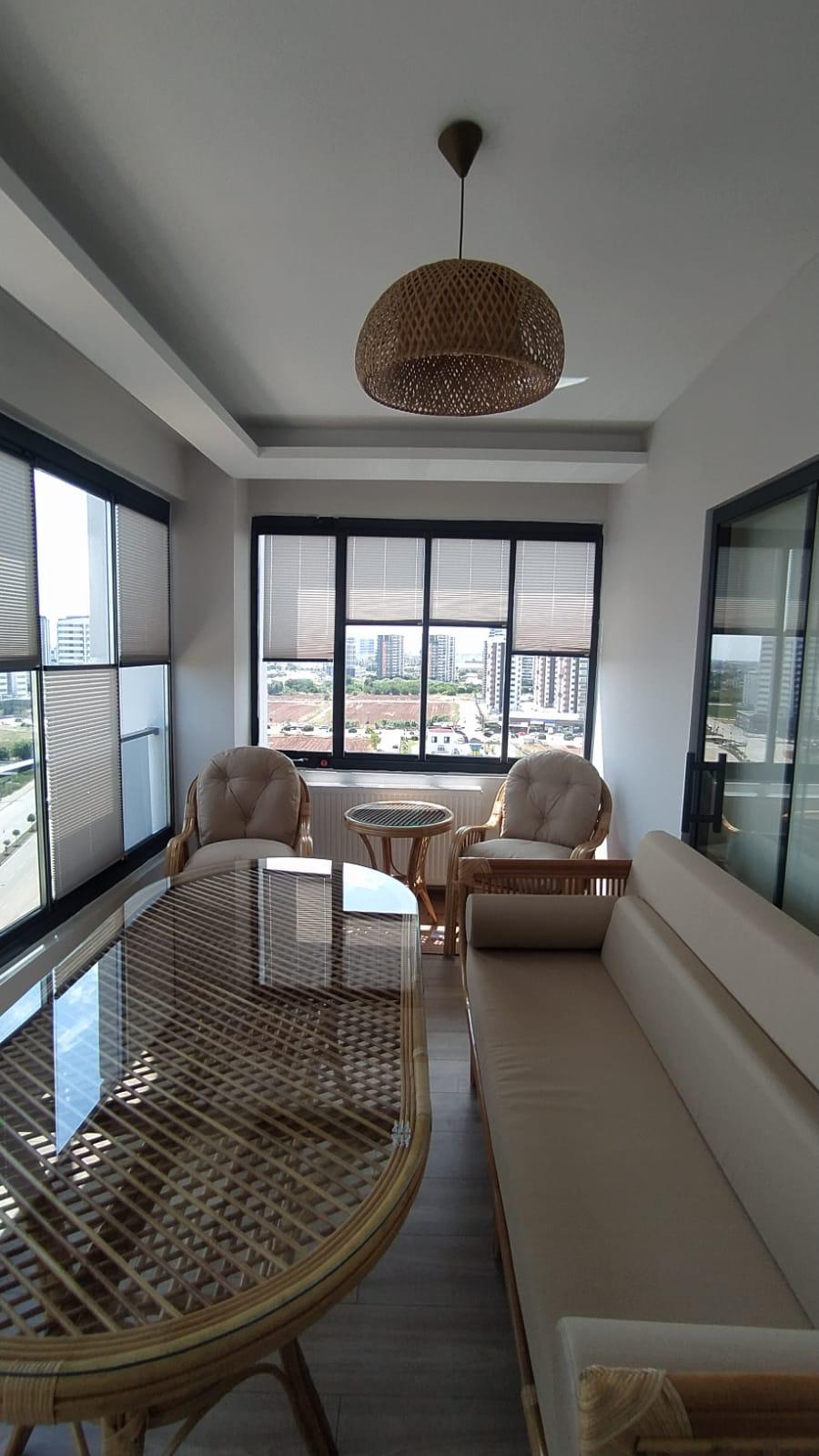 Orlenda Plise Cam Balkon Perdesi - Özel Seri