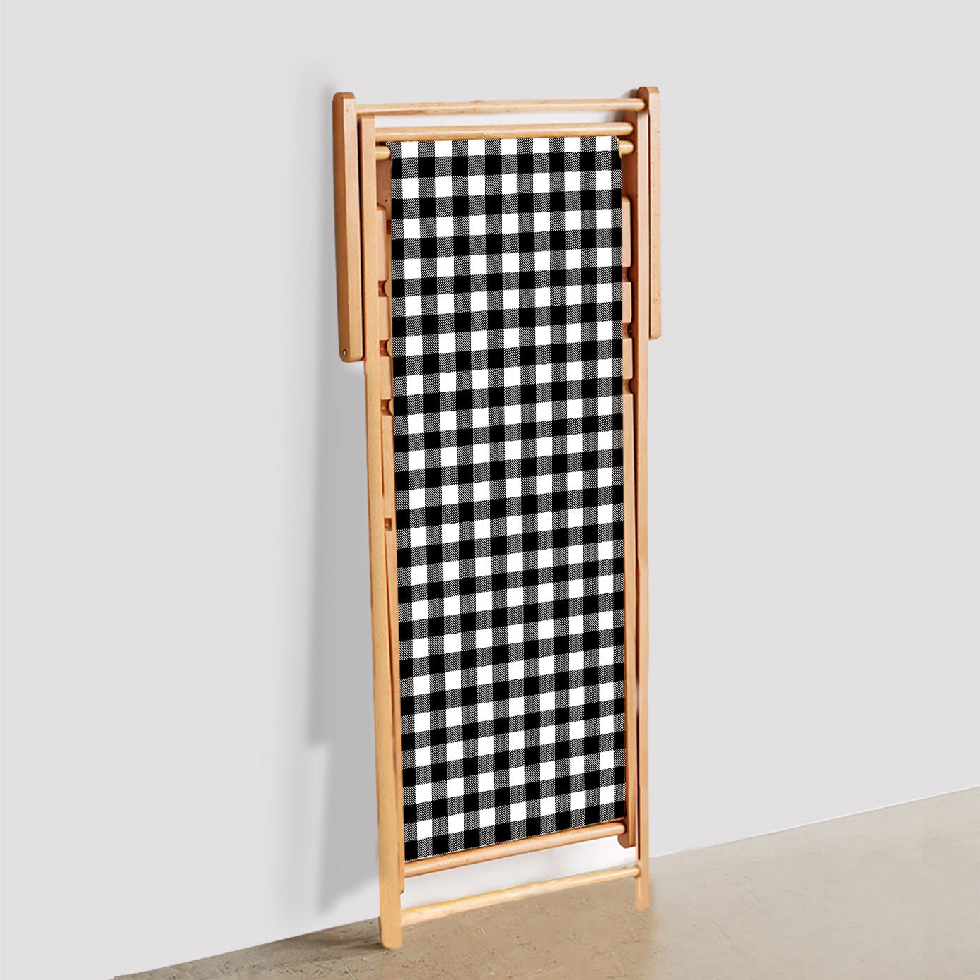 Black - White Katlanabilir Şezlong - Şezlong SZ118