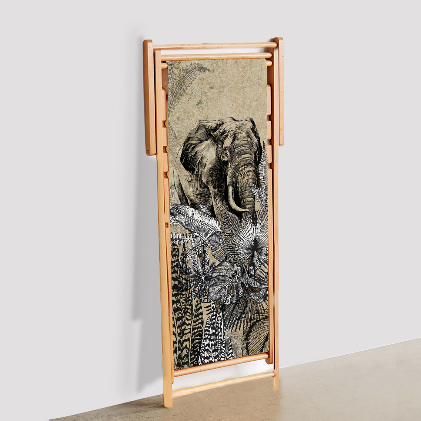 Fil Tasarımlı Katlanabilir Şezlong - Şezlong SZ122