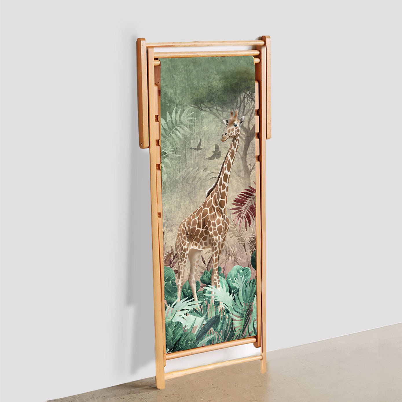 Zürafa Tasarımlı Katlanabilir Şezlong - Şezlong SZ123