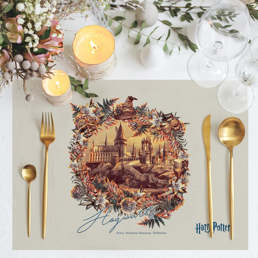 Hogwarts Kumaş Amerikan Servis 4'lü Set 35X50CM | Pufaloji