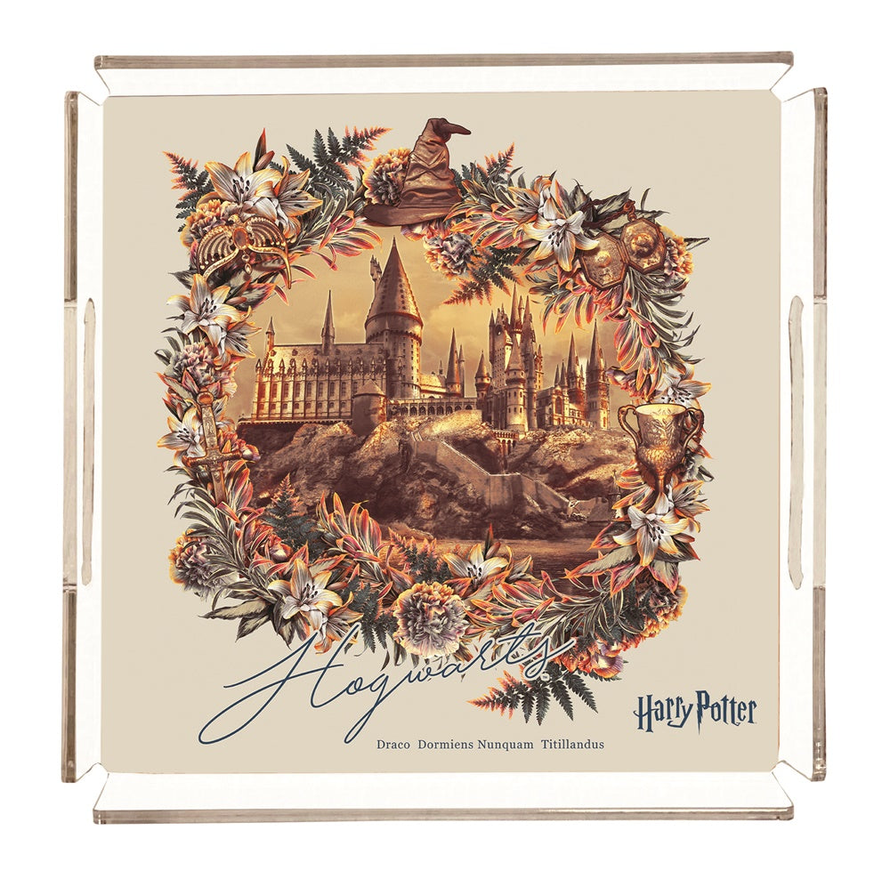 Hogwarts Pleksi Tepsi - 25X25CM | Pufaloji