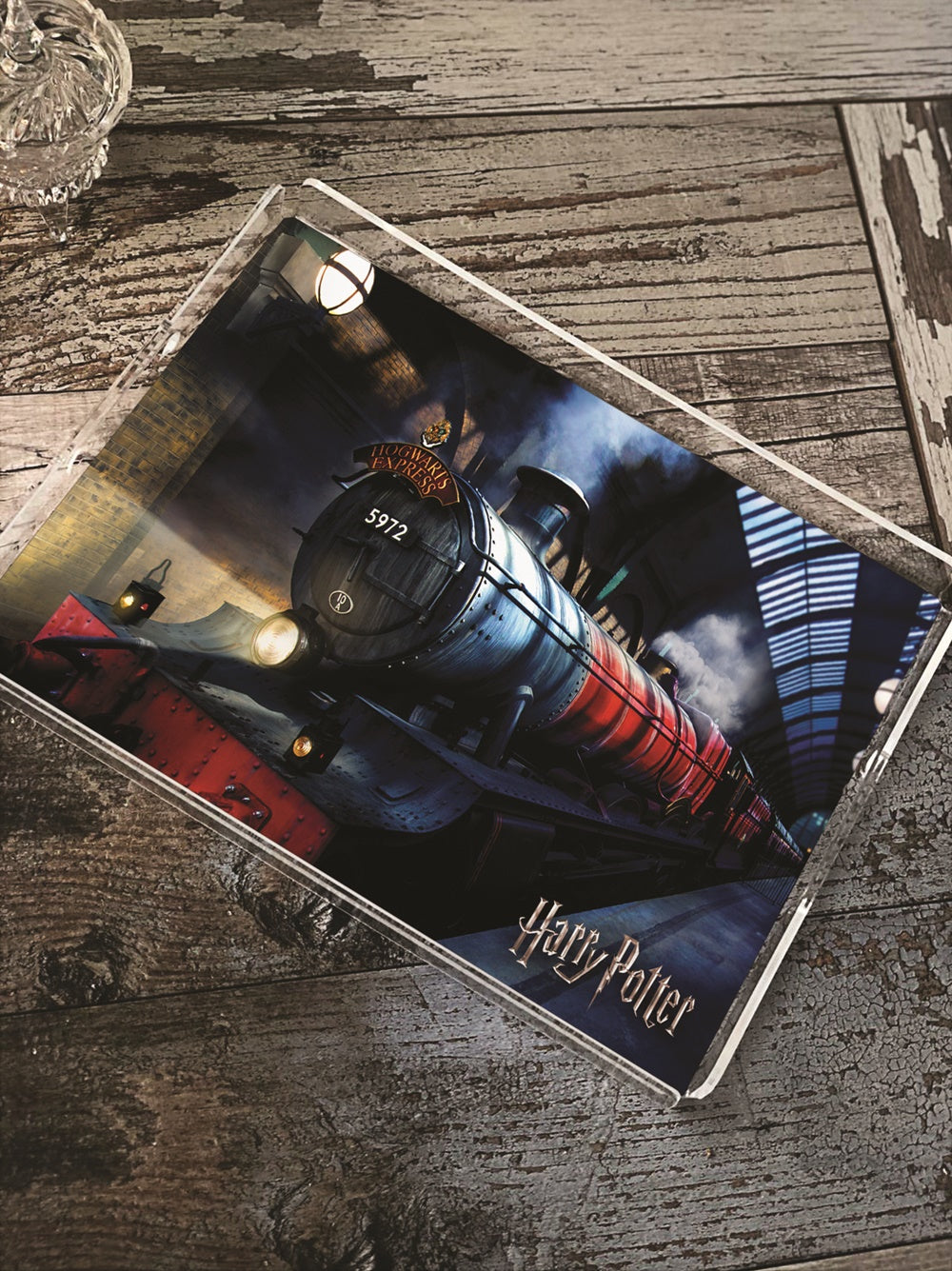 Hogwarts Express Pleksi Tepsi - 40X24CM | Pufaloji