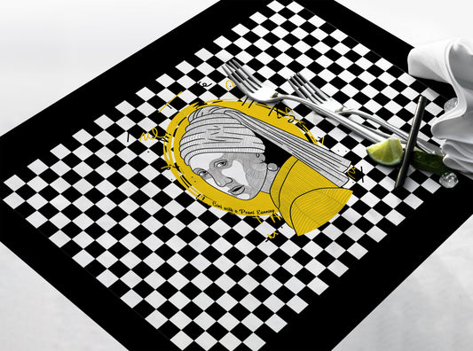 Fabulous People Kumaş Amerikan Servis 4'lü Set | Pufaloji