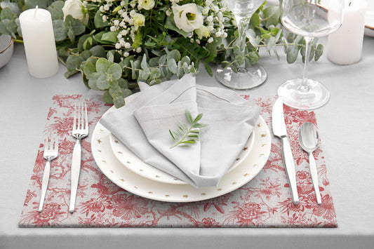 Red Garden Amerikan Servis 4'lü Set | Pufaloji