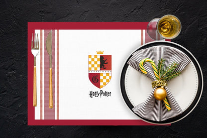 Hogwarts Houses Kumaş Amerikan Servis 4'lü Set 35X50CM | Pufaloji