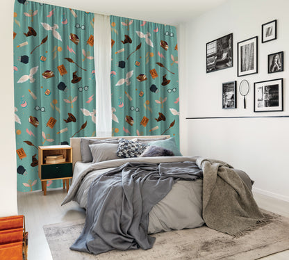 Turquoise Harry Potter Perde