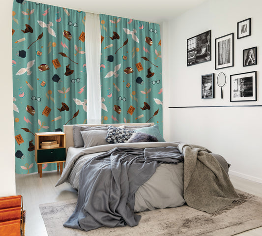 Turquoise Harry Potter Perde