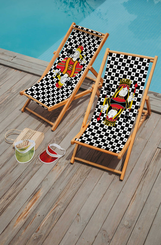 Poker Girl Katlanabilir Şezlong - Şezlong SZ107