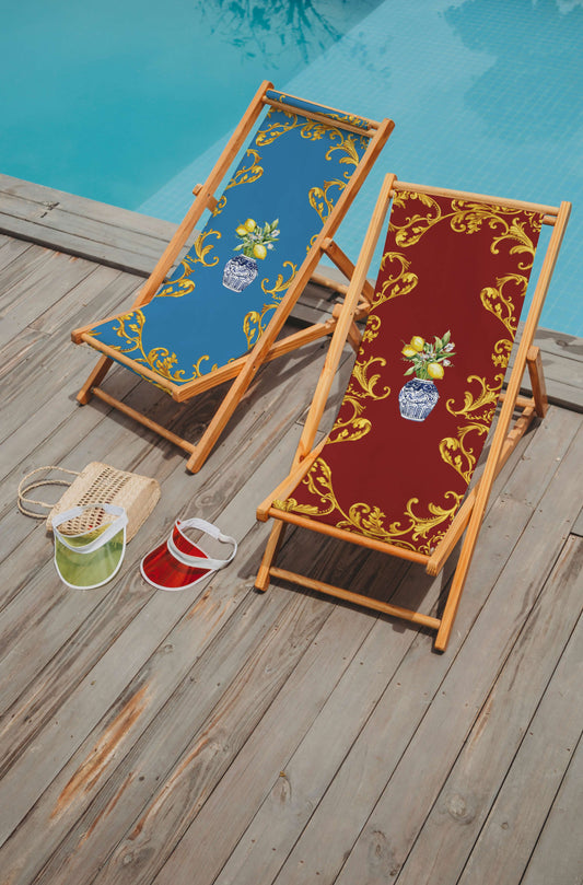 Red Lemon Katlanabilir Şezlong - Şezlong SZ120