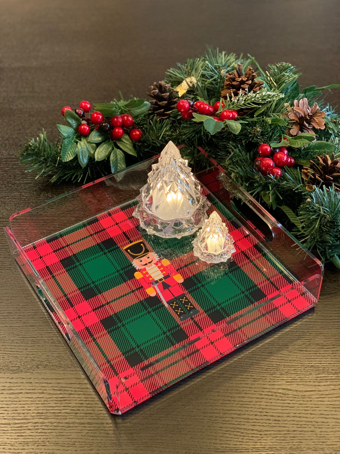 Kurşun Asker Pleksi Tepsi 25X25CM | Pufaloji