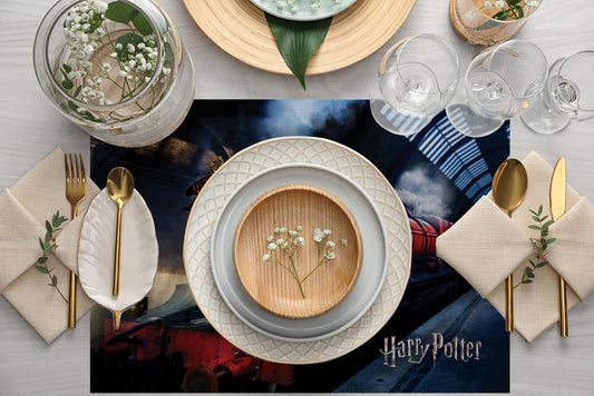 Hogwarts Express Kumaş Amerikan Servis 4'lü Set 35X50CM | Pufaloji