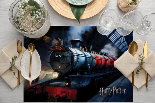 Hogwarts Express Kumaş Amerikan Servis 4'lü Set 35X50CM | Pufaloji