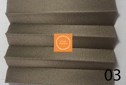 Orlenda Karartma Plise Cam Balkon Perdesi - Karartma Plise Perde