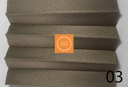 Orlenda Karartma Plise Cam Balkon Perdesi - Karartma Plise Perde